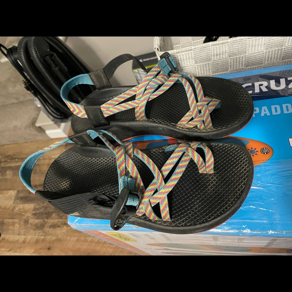 Chaco’s - Z2, double straps. Size 9 wide womens